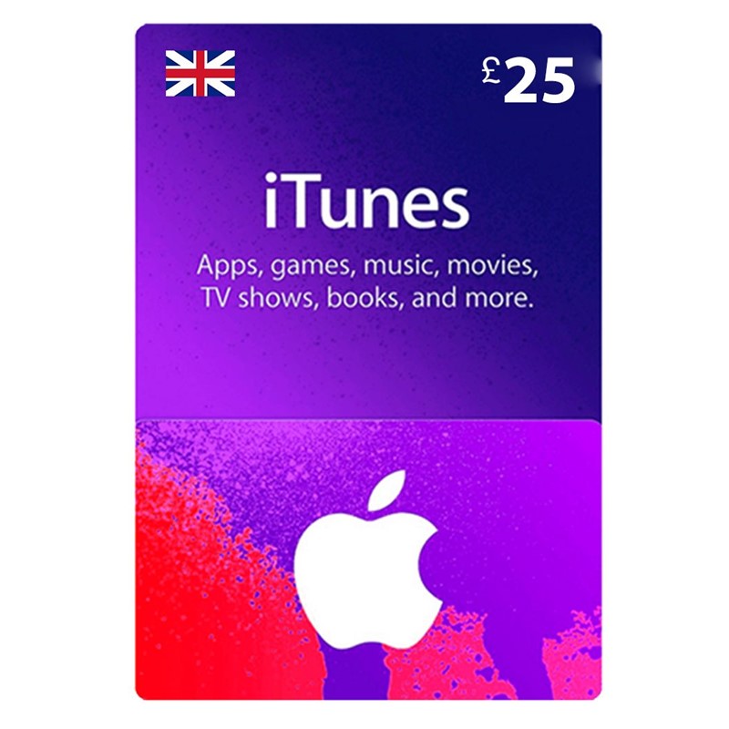 Apple iTunes Gift Card £25 - UK Apple iTunes Gift Card £25 - UK